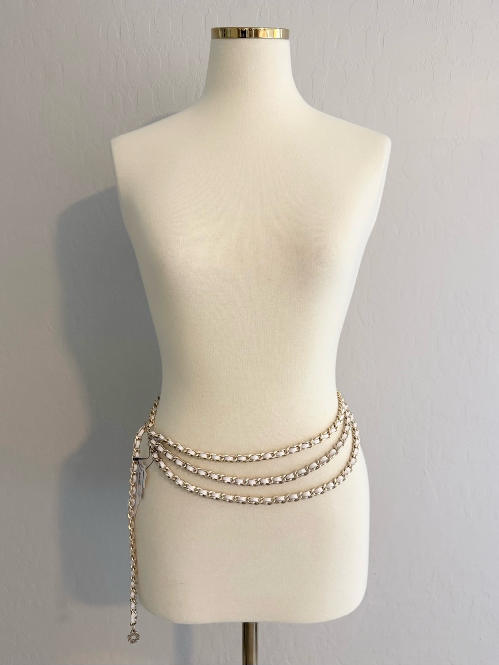 NWT • White House Black Market Triple Chain Belt - Picture 2 of 10